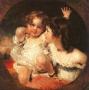  Sir Thomas Lawrence The Calmady Children painting